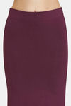Rosaline All Day Cut And Sew Saree Inskirt - Blackberry Wine — thumbnail 5